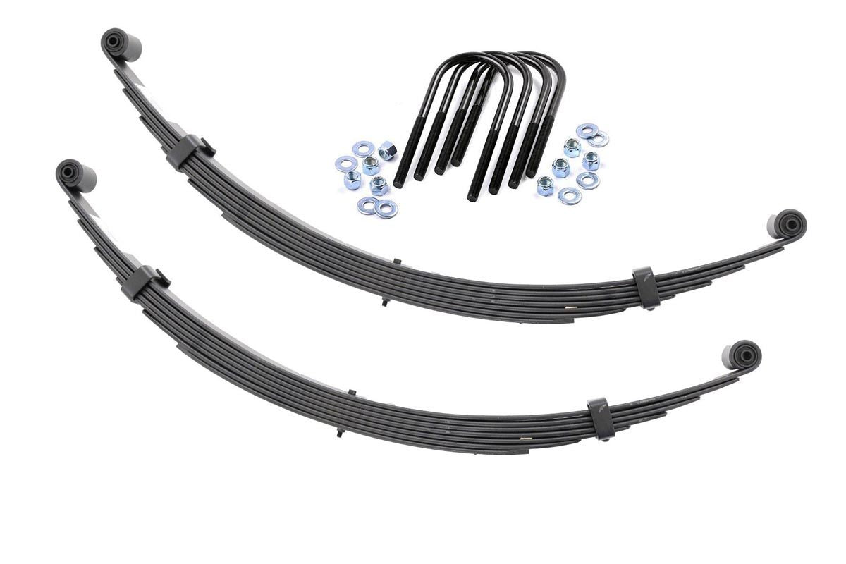 Fits International Scout II 4WD(71-80) Front Leaf Springs 2.5" Lift Pair 8039Kit