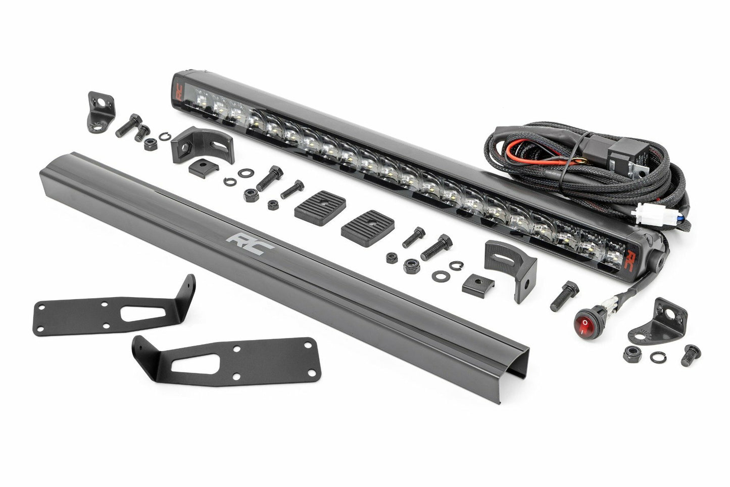 Fits Ram 2500/3500(10-18) LED Light Bumper Mount 20" Spectrum Single Row 80568