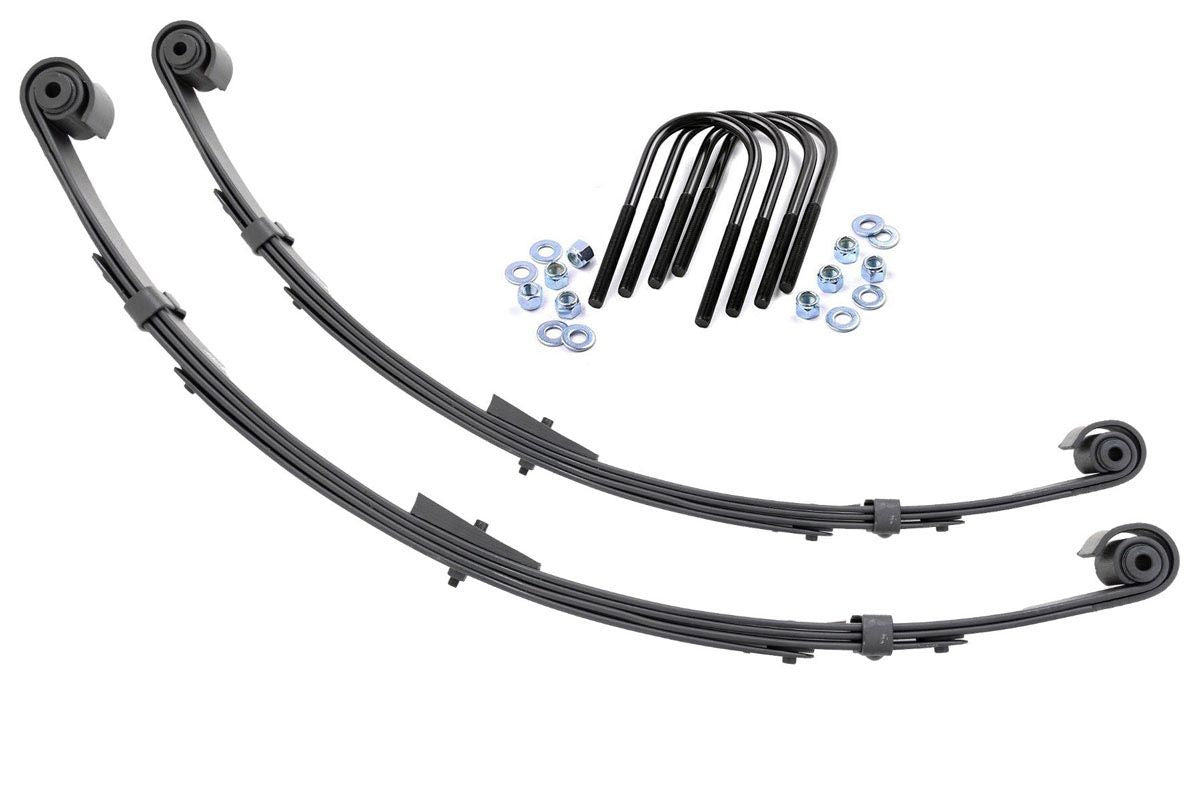 Fits Wrangler YJ(87-95) Rear Leaf Springs Military Wrap 4" Lift Pair 8064Kit