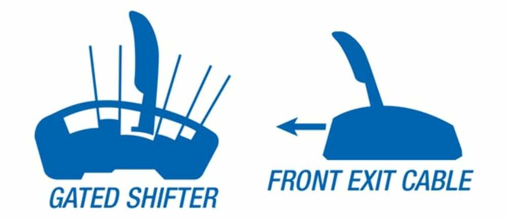 B&M Automatic Gated Shifter - Pro Stick - 80706