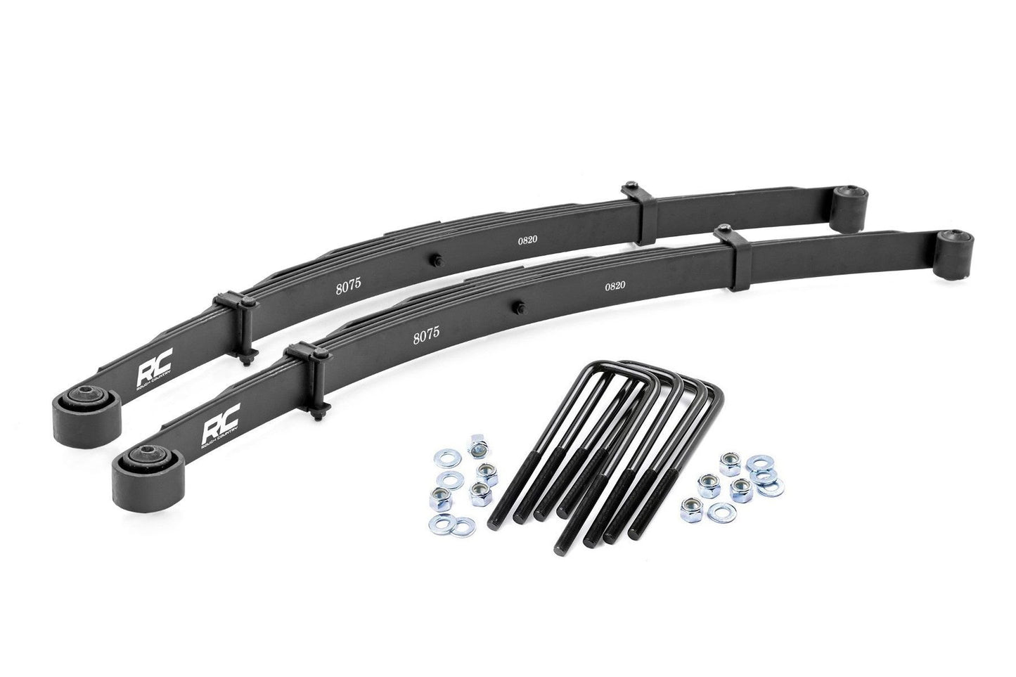 Fits Toyota Tacoma 2&4WD (2005-2023) Rear Leaf Springs; 3.5" Lift; Pair; 8075Kit