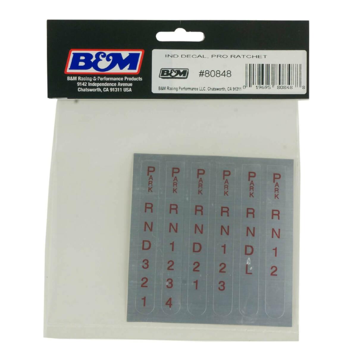 B&M Indicator Decal - 80848