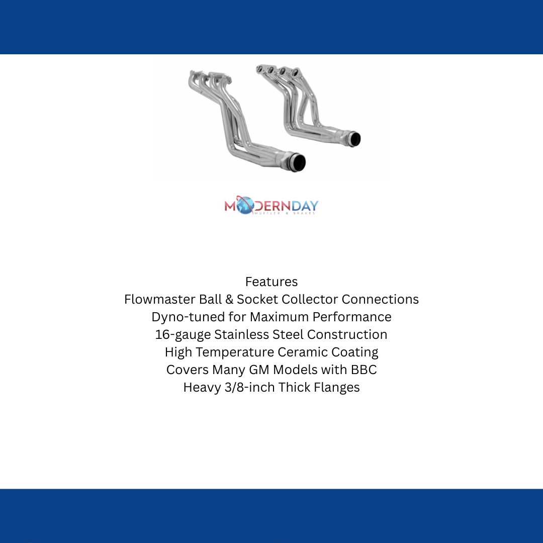 1965-1972 Chevrolet Chevelle Header Flowmaster Scavenger Series Elite 814111