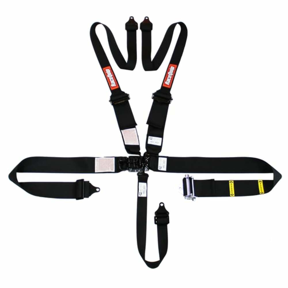 L & L 5Pt Ratchet Hnr Harness Black - 815005RQP