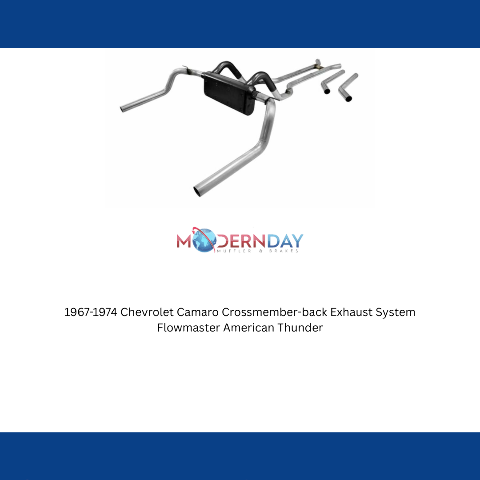 1967-1974 Chevrolet Camaro Crossmember-back Exhaust System Flowmaster American Thunder 817104