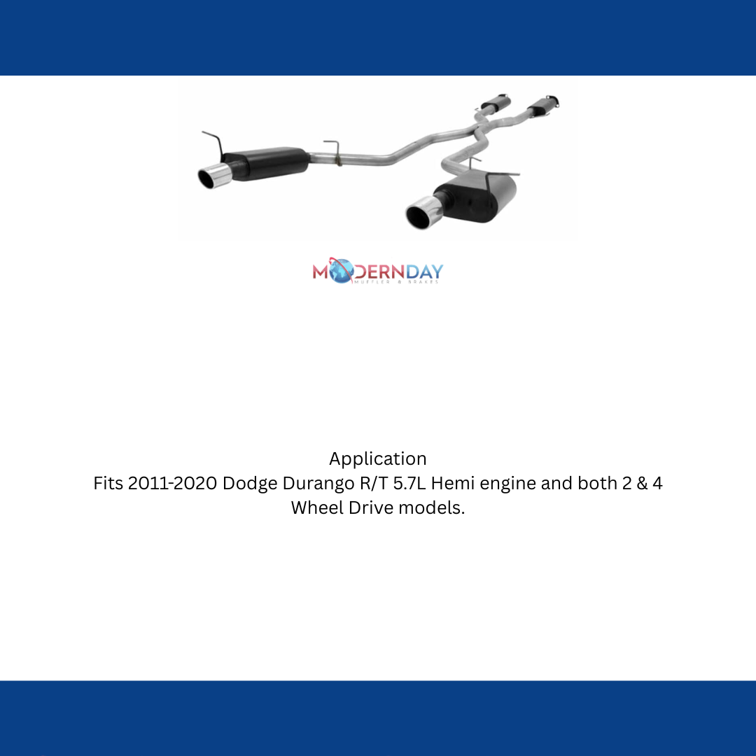 11-19 Dodge Durango R/T Exhaust System Flowmaster Cat-back 817651
