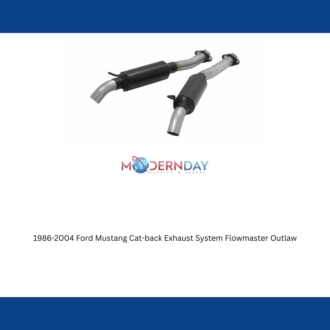 1986-2004 Ford Mustang Cat-back Exhaust System Flowmaster Outlaw 817682
