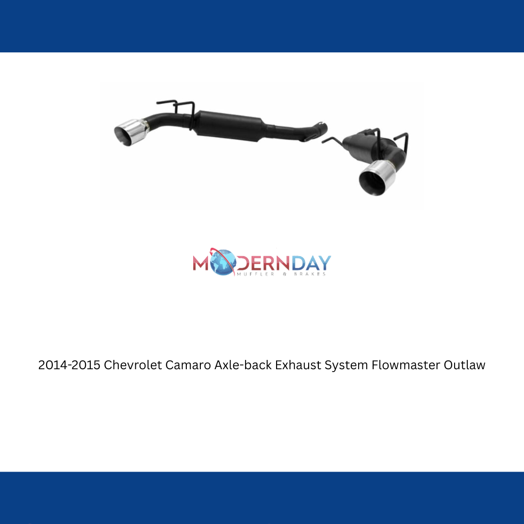 2014-2015 Chevrolet Camaro Axle-back Exhaust System Flowmaster Outlaw 817686