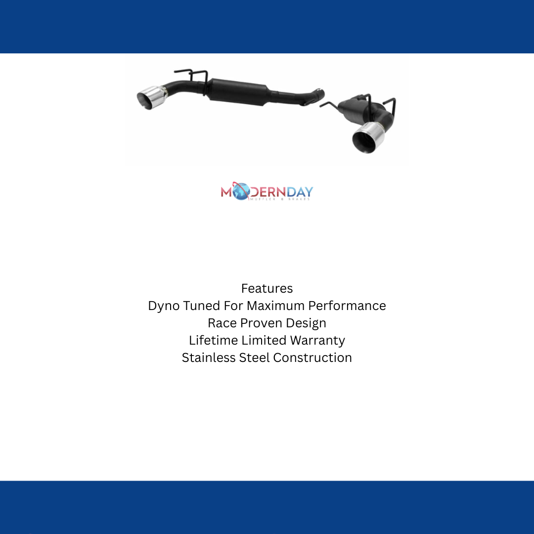 2014-2015 Chevrolet Camaro Axle-back Exhaust System Flowmaster Outlaw 817686