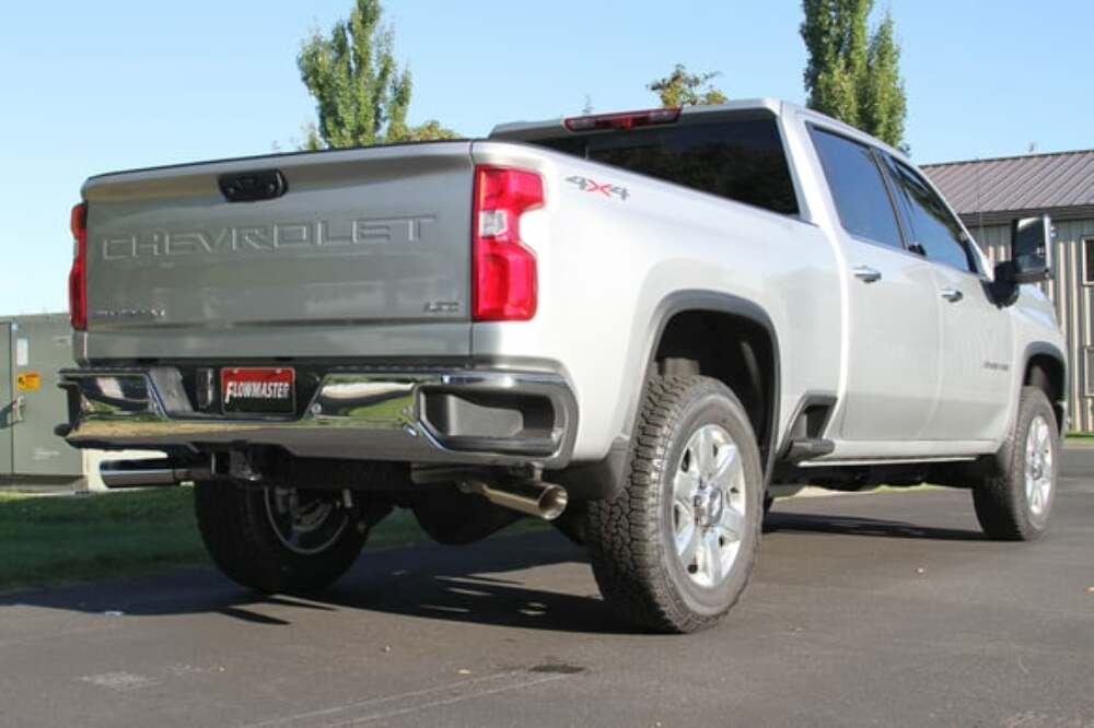 2020 Chevrolet Silverado 2500 HD Flowmaster American Thunder Cat Back Exhaust System