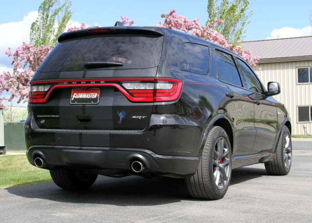 Fits 2018-2022 Durango 6.4L, American Thunder 3 Exhaust System, 4 Tips-817952