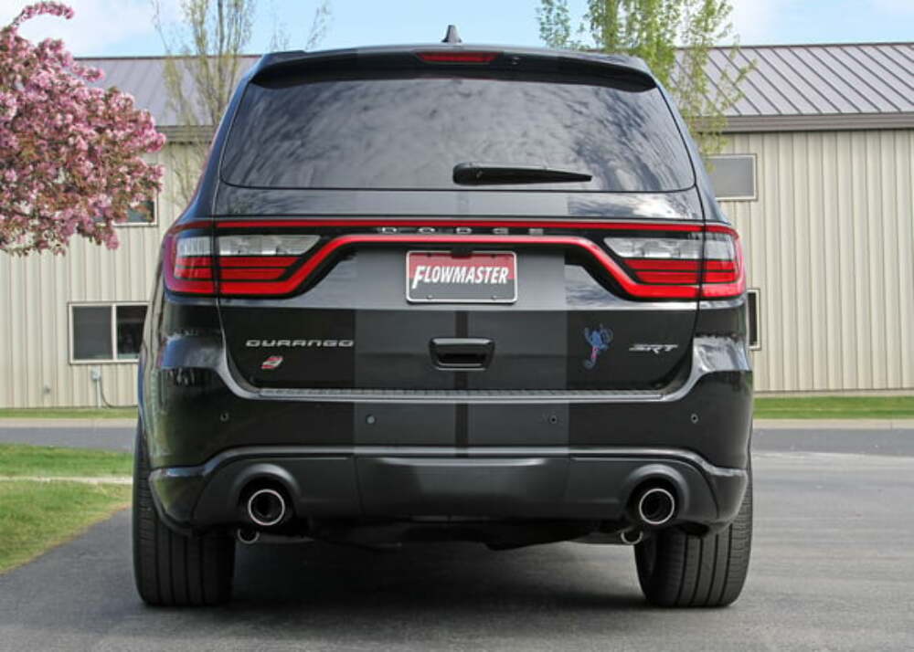 Fits 2018-2022 Durango 6.4L, American Thunder 3 Exhaust System, 4 Tips-817952