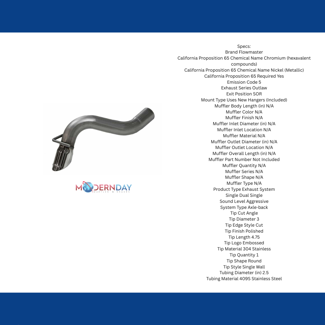 Fits Bronco 2021-2022 Axle Back Exhaust Pipe System 2.3L,27L 818125