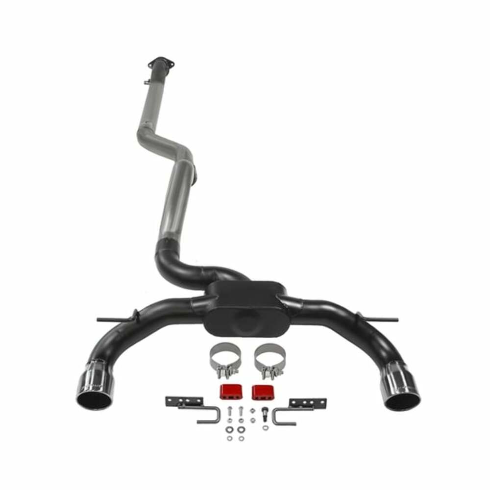 Fits 2021-2023 Ford Bronco 2.3/2.7L, 4 Tips, 3 Outlaw Exhaust System-818144