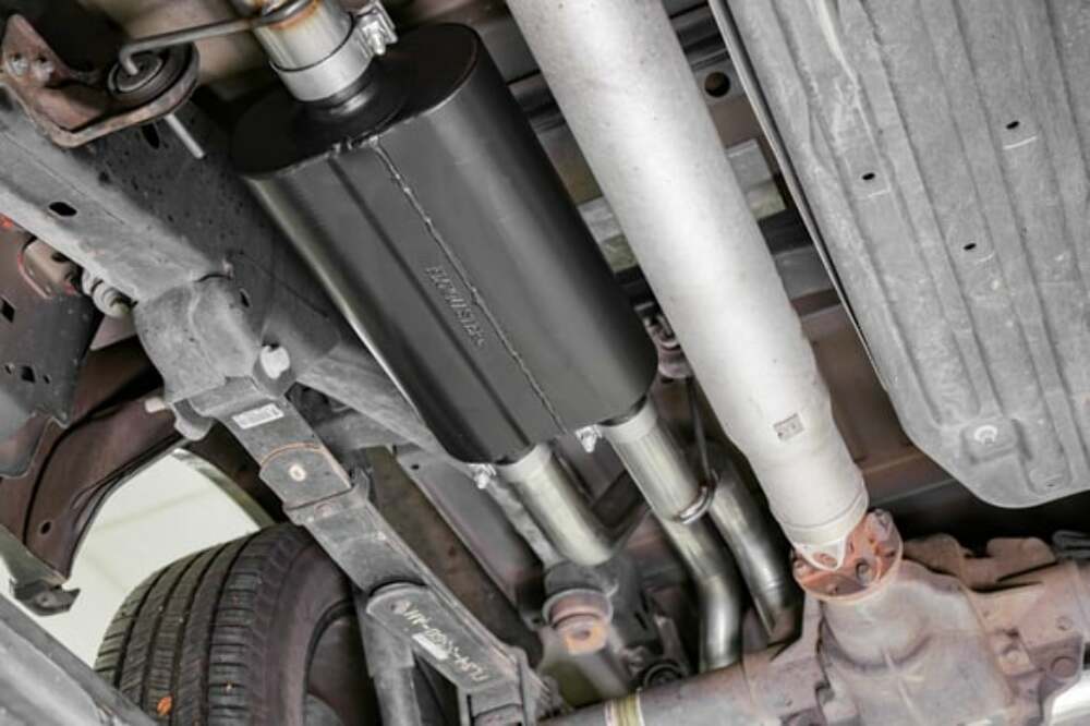 Fits 2015-20 Ford F-150 2.7/3.5/5.0L, 4 Polished Tips Exhaust System-818147