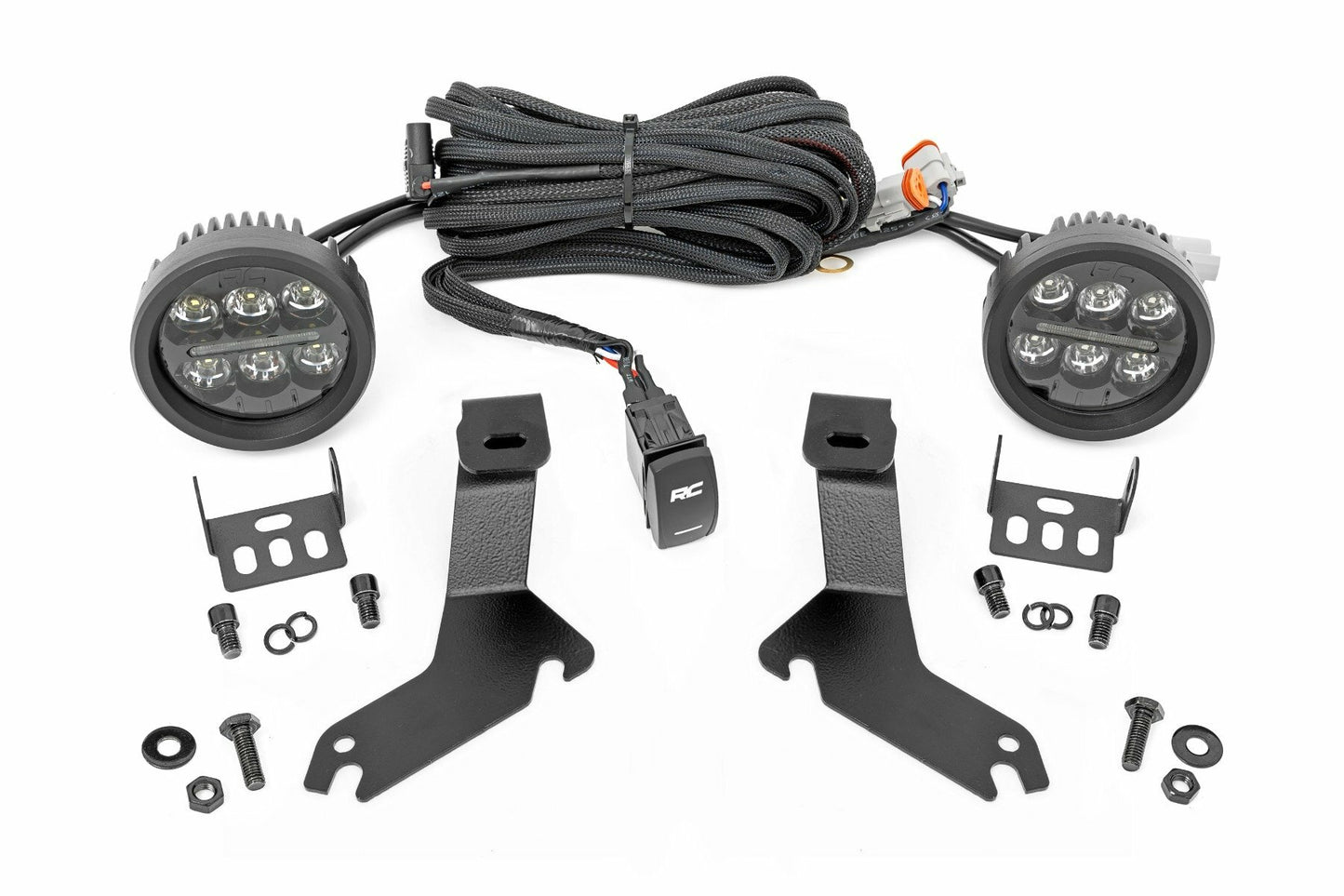 Fits Chevy 1500(99-06) LED Light Ditch Mount Black Series Round 3.5" 82286