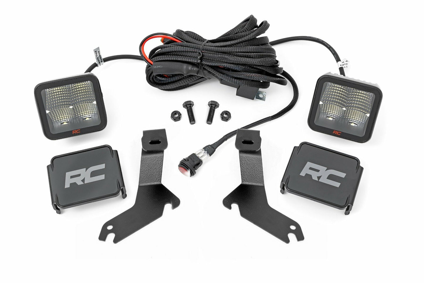 Fits Silverado 1500(99-06) LED Light Ditch Mount 2" Spectrum Pair Spot 82287