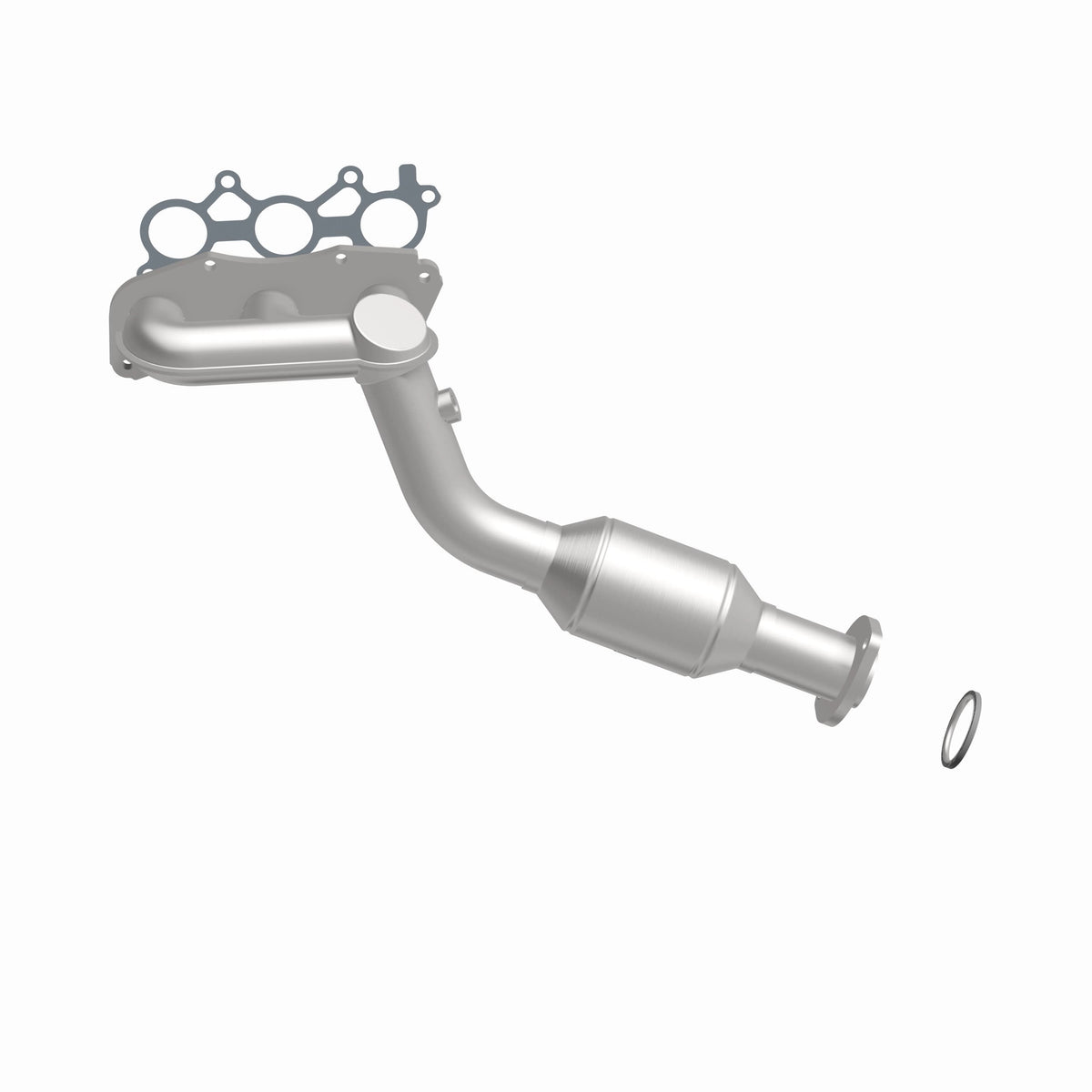 Catalytic Converter with Integrated Exhaust Manifold for HM Grade Federal / EPA Compliant Direct-Fit Manifold Catalytic