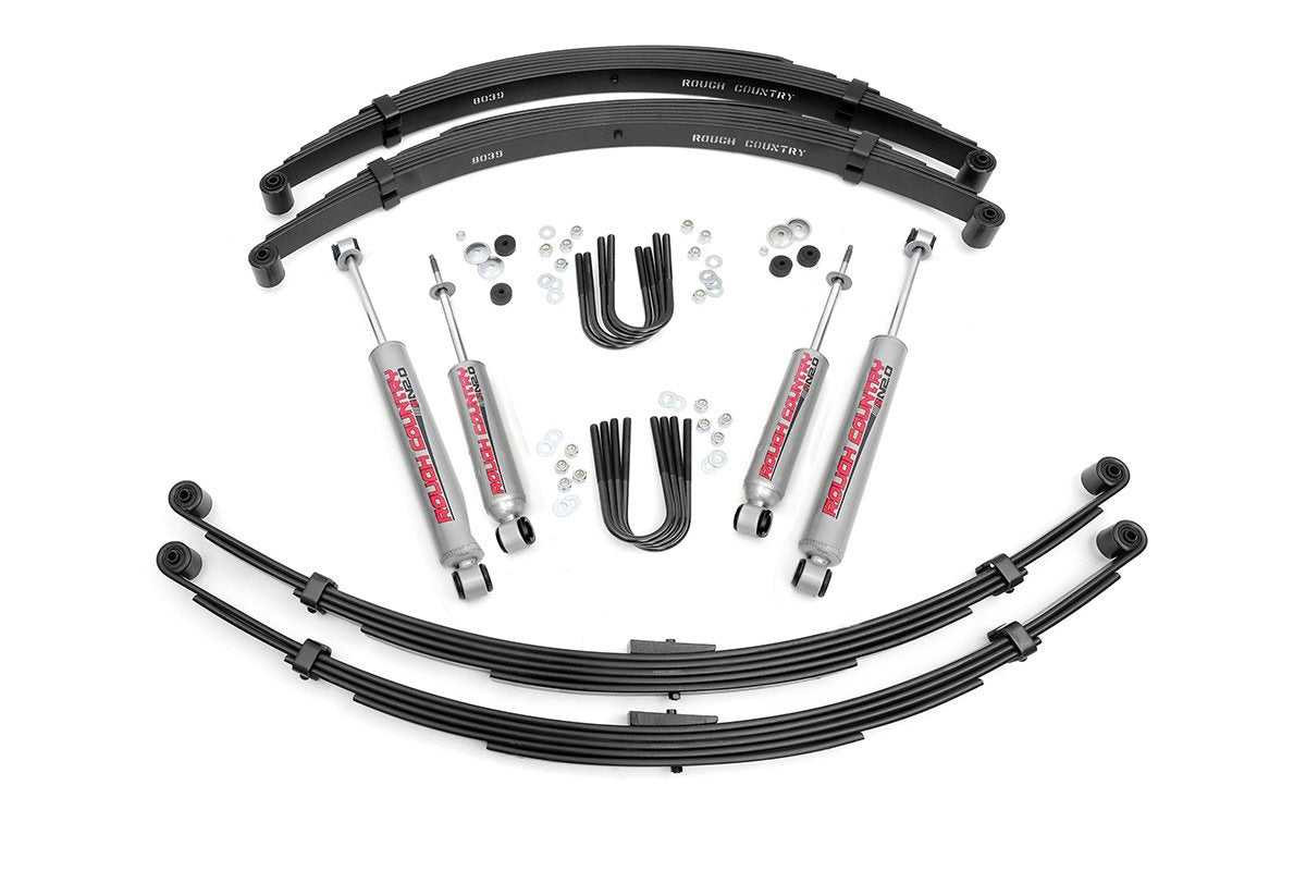 Fits International Scout II 4WD (1974-1980) 2.5 Inch Lift Kit; 830N3