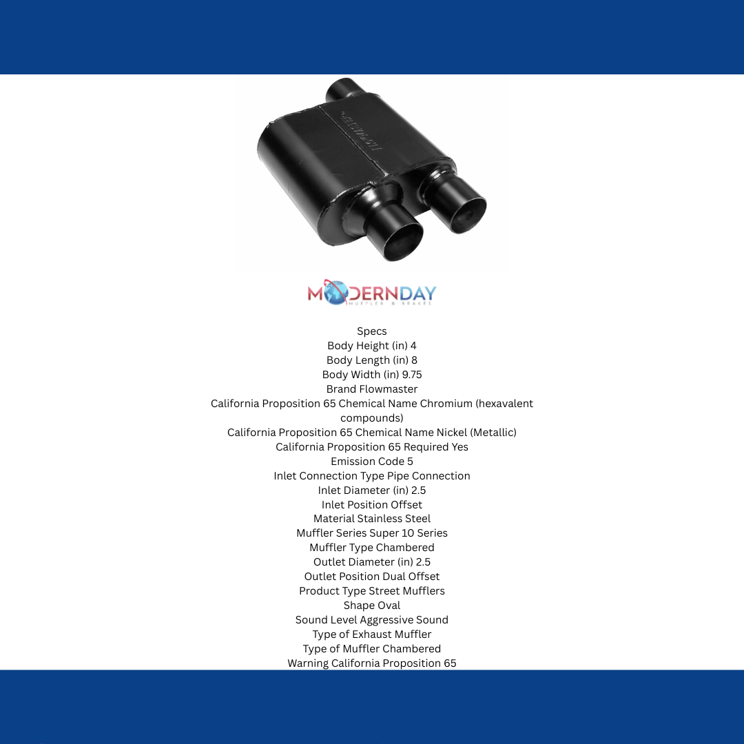 Flowmaster Super 10 Series Chambered Muffler 8425810