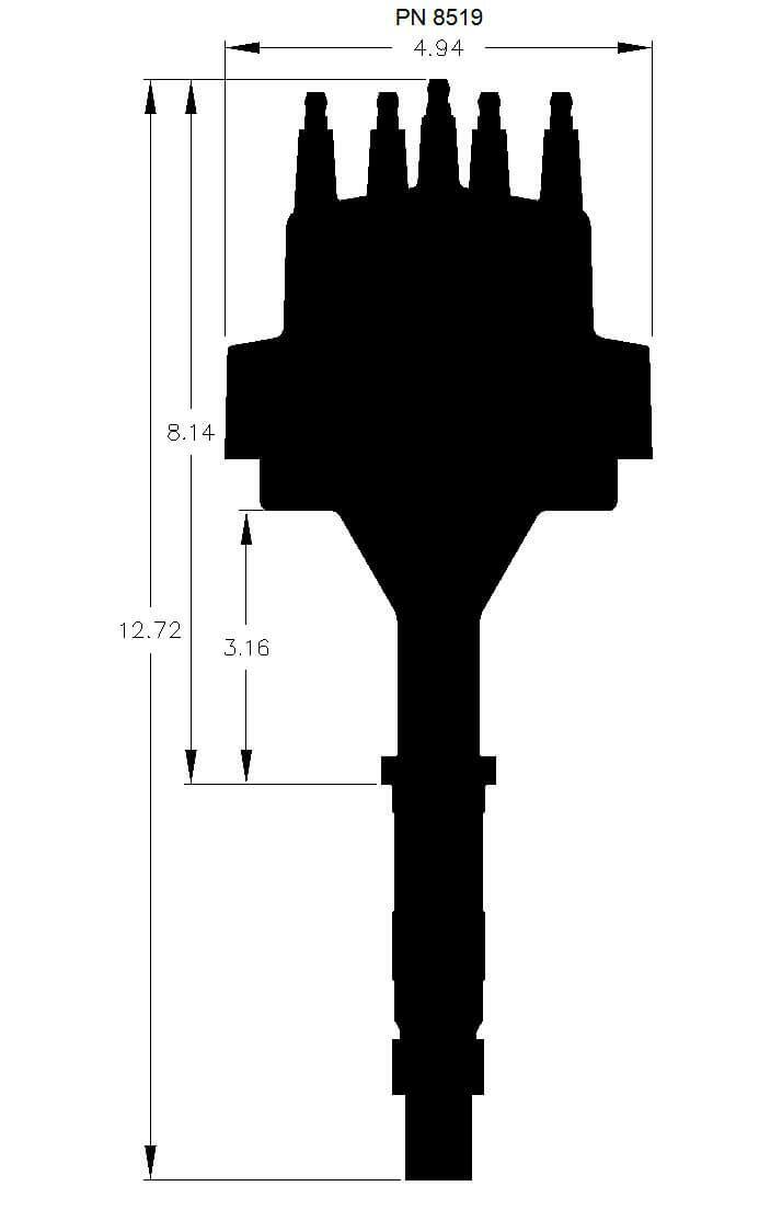 AMC V8 Distributor - 8519