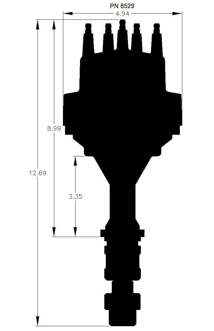 Oldsmobile V8 Ready-to-Run Distributor - 8529