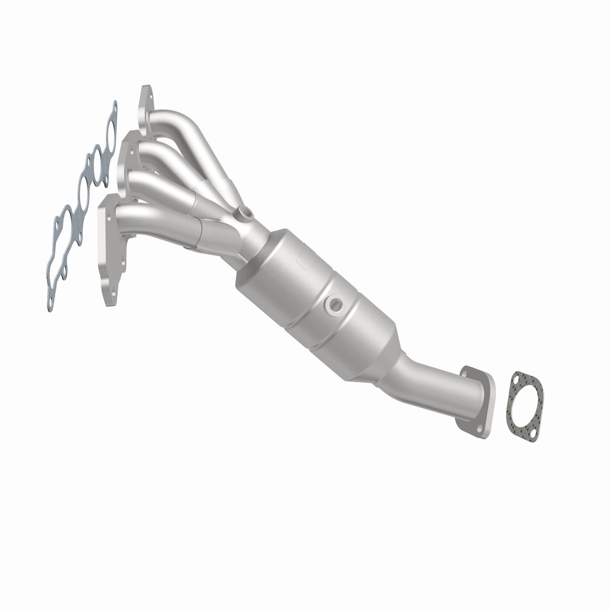 Catalytic Converter with Integrated Exhaust Manifold for HM Grade Federal / EPA Compliant Direct-Fit Manifold Catalytic