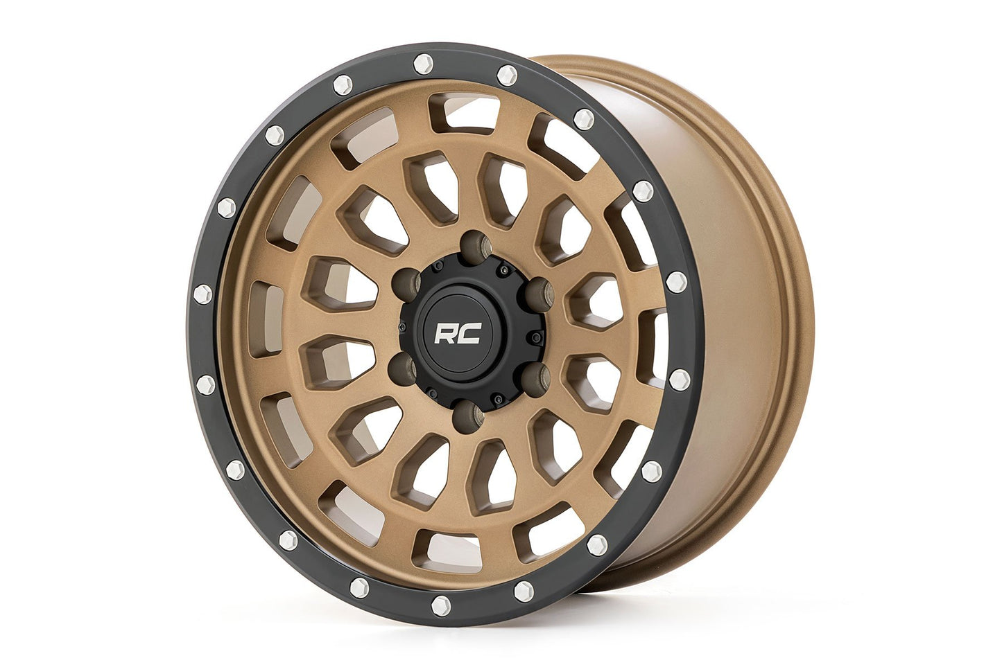 Rough Country 87 Series Wheel Simulated Bronze/Black 17x8.5 5x5 +0mm 87170918
