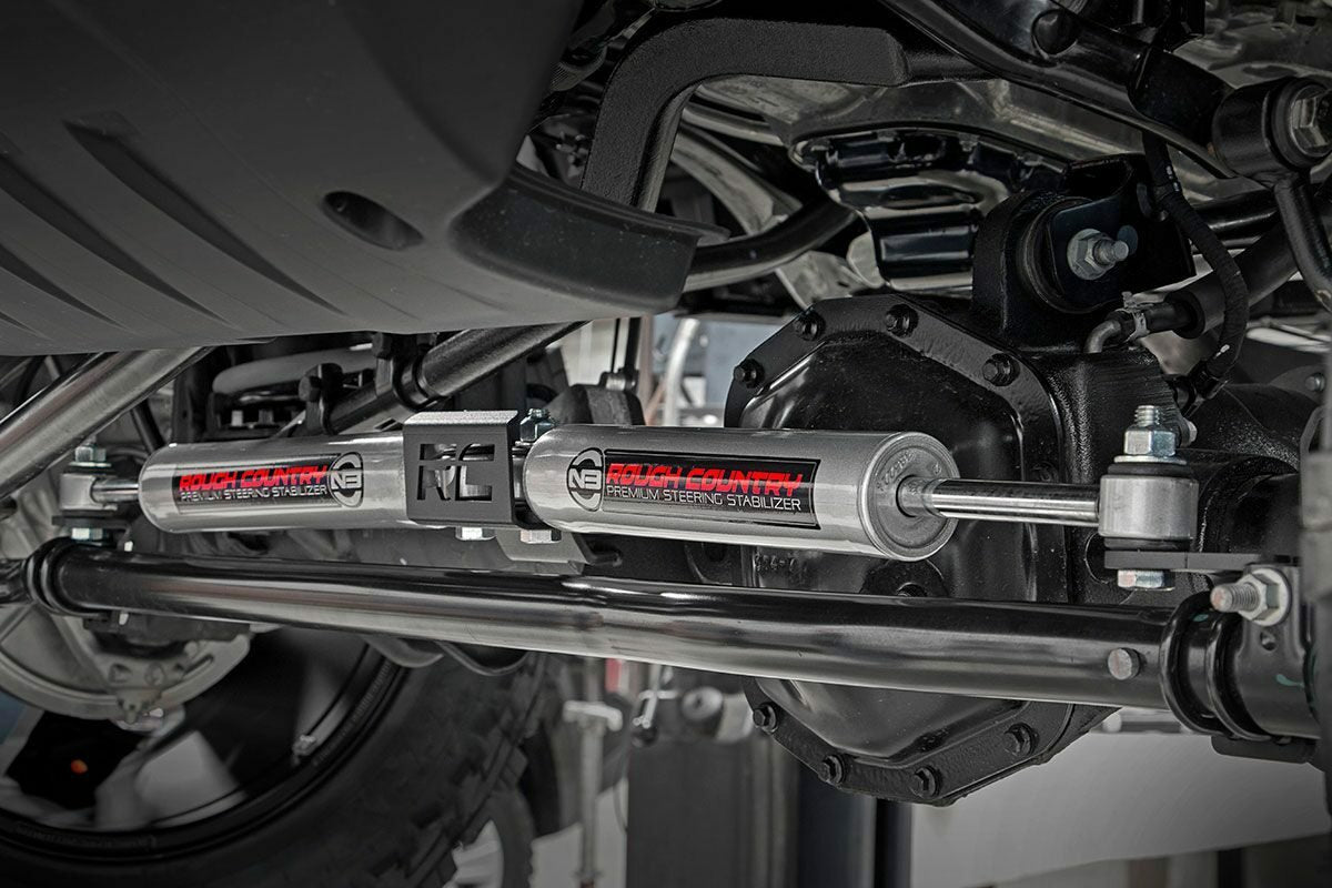 Fits Jeep Gladiator JT (18-24) N3 Steering Stabilizer; Dual; 2.5-8" Lift; 87304