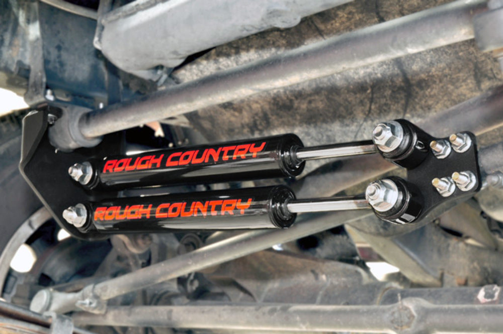 Fits Jeep Wrangler YJ 4WD (1987-1995) Dual Steering Stabilizer 4-6.5" Lift 87307