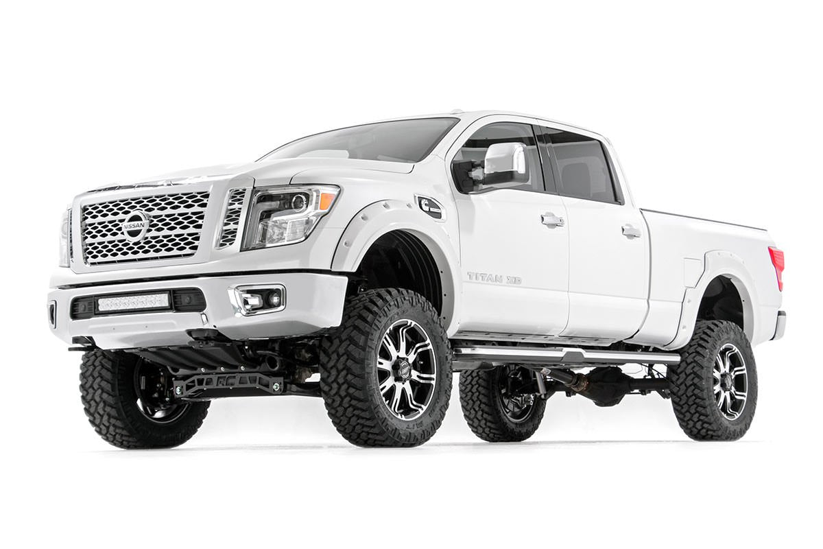 Fits Nissan Titan XD 4WD (2016-2024) 6 Inch Lift Kit; 87730