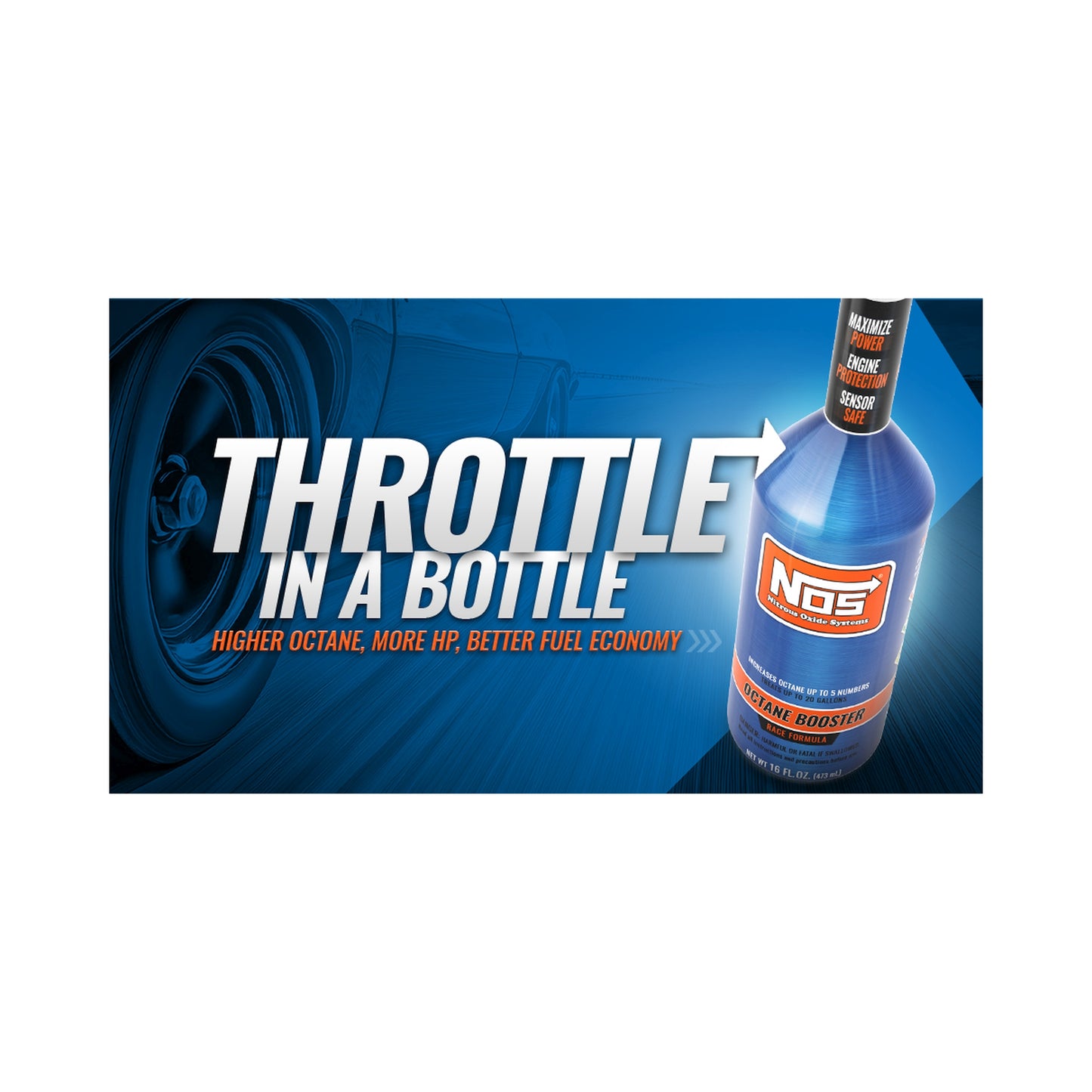 NOS Octane Booster 16oz Bottle 120-NOSOB-16