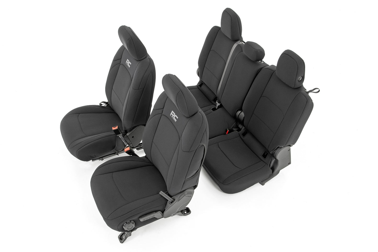 Fits Jeep Gladiator JT 4WD(2020-24) Seat Covers Front and RR w/ Cup Holder 91038