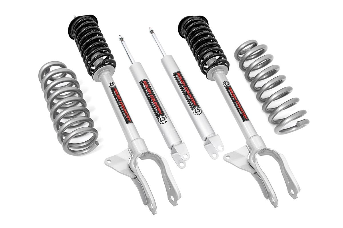 Fits Jeep Grand Cherokee 4WD (2016-2022) 2.5 Inch Lift Kit; N3 Struts; 91430