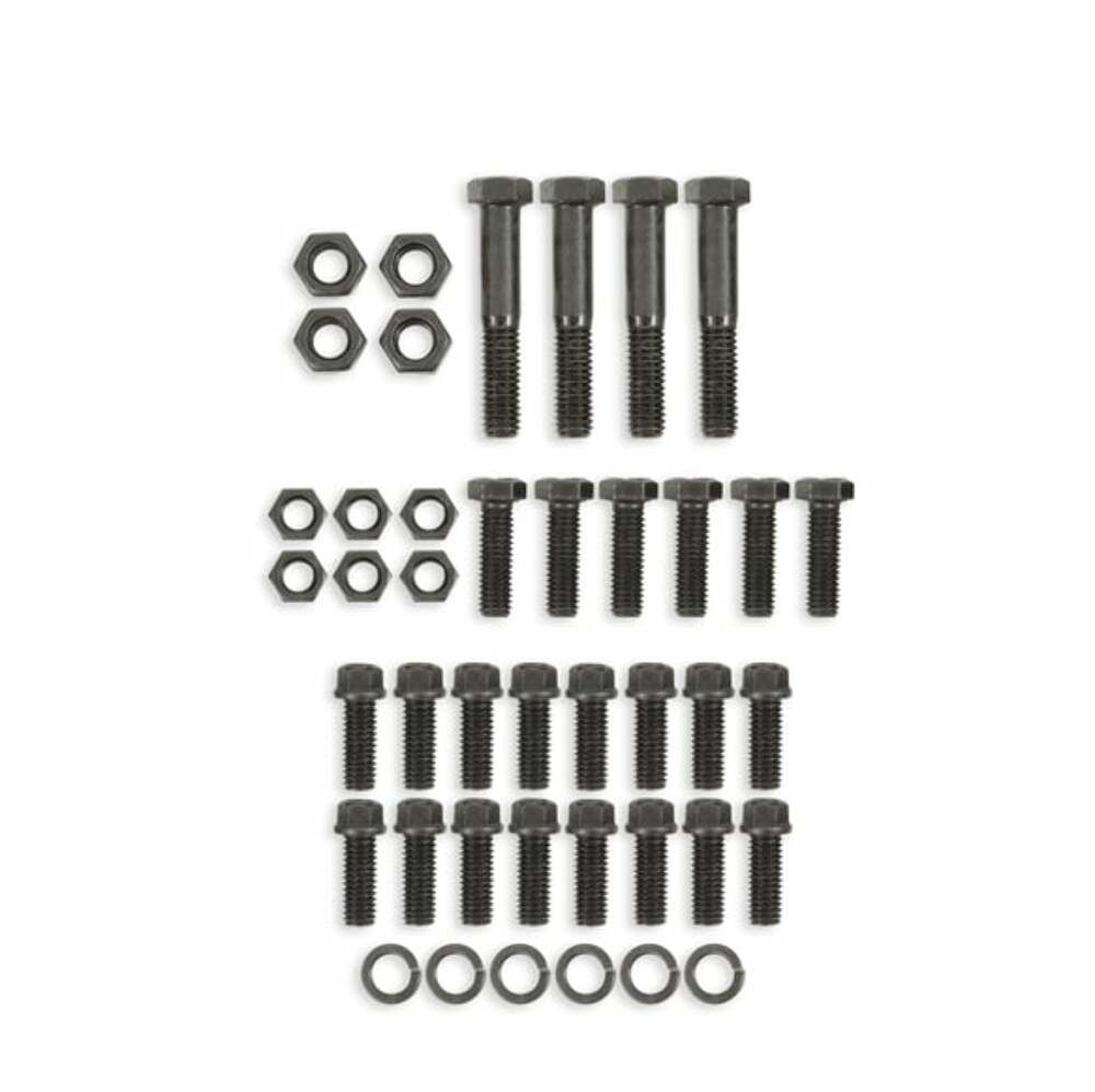 Flowtech Shorty Headers - Black Painted - 91627FLT