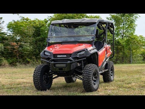 Fits Honda Pioneer 1000-5 LED Light Kit; Bumper Mount; 10" Black Slimline; 92001