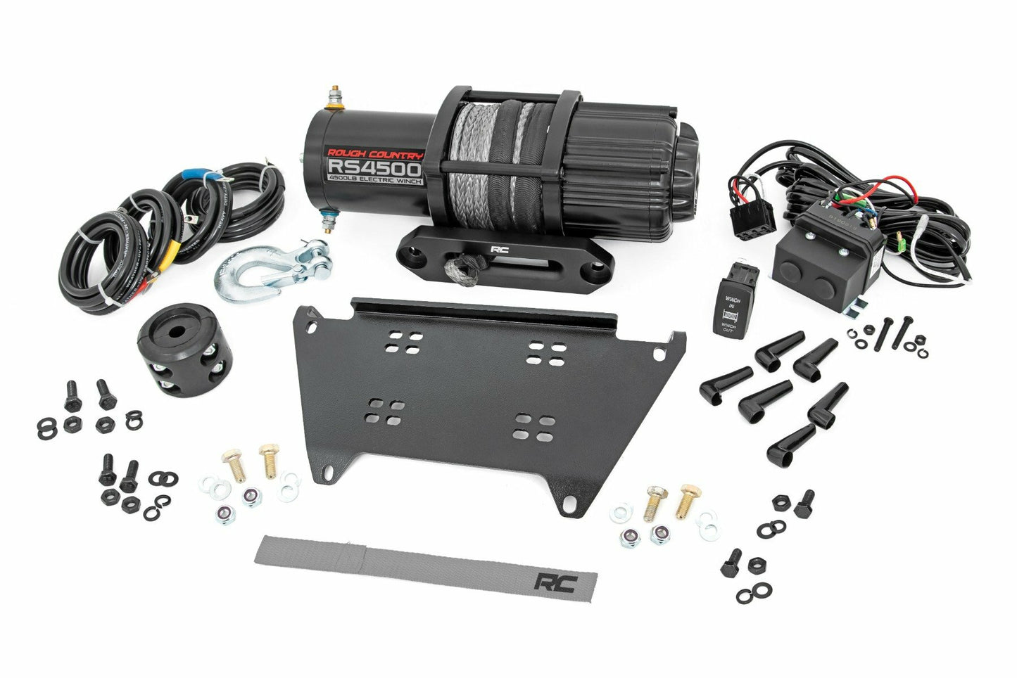 Fits Polaris Ranger Crew XP 1000 Winch Mount; RS4500S; 92065