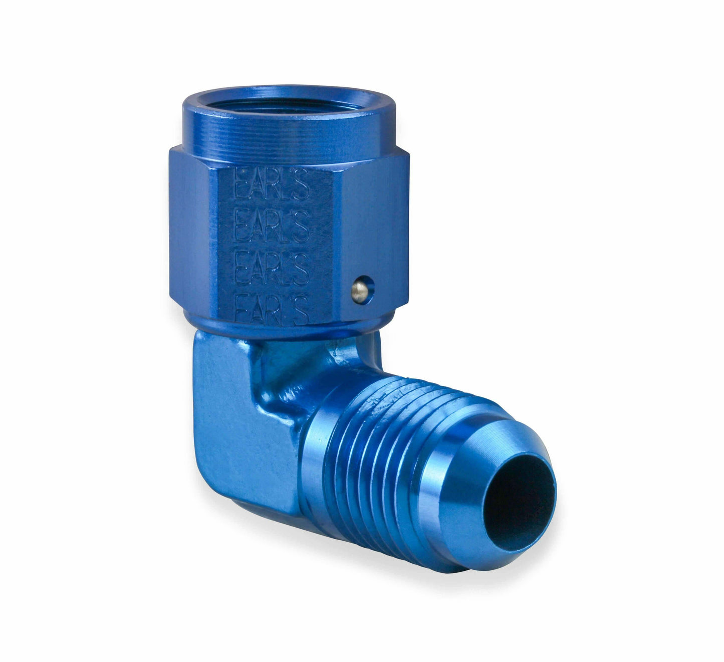 Earls 90 Degree -8 AN Male to -8 AN Female Swivel - 921108ERL