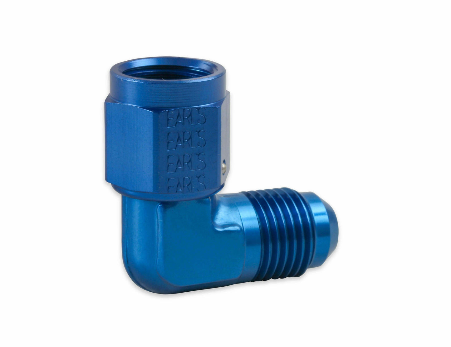 Earls 90 Degree -8 AN Male to -8 AN Female Swivel - 921108ERL