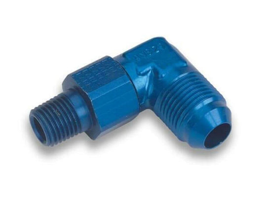 Earls 90 Degree -3AN Male to 1/8 NPT Male Swivel - 922103ERL