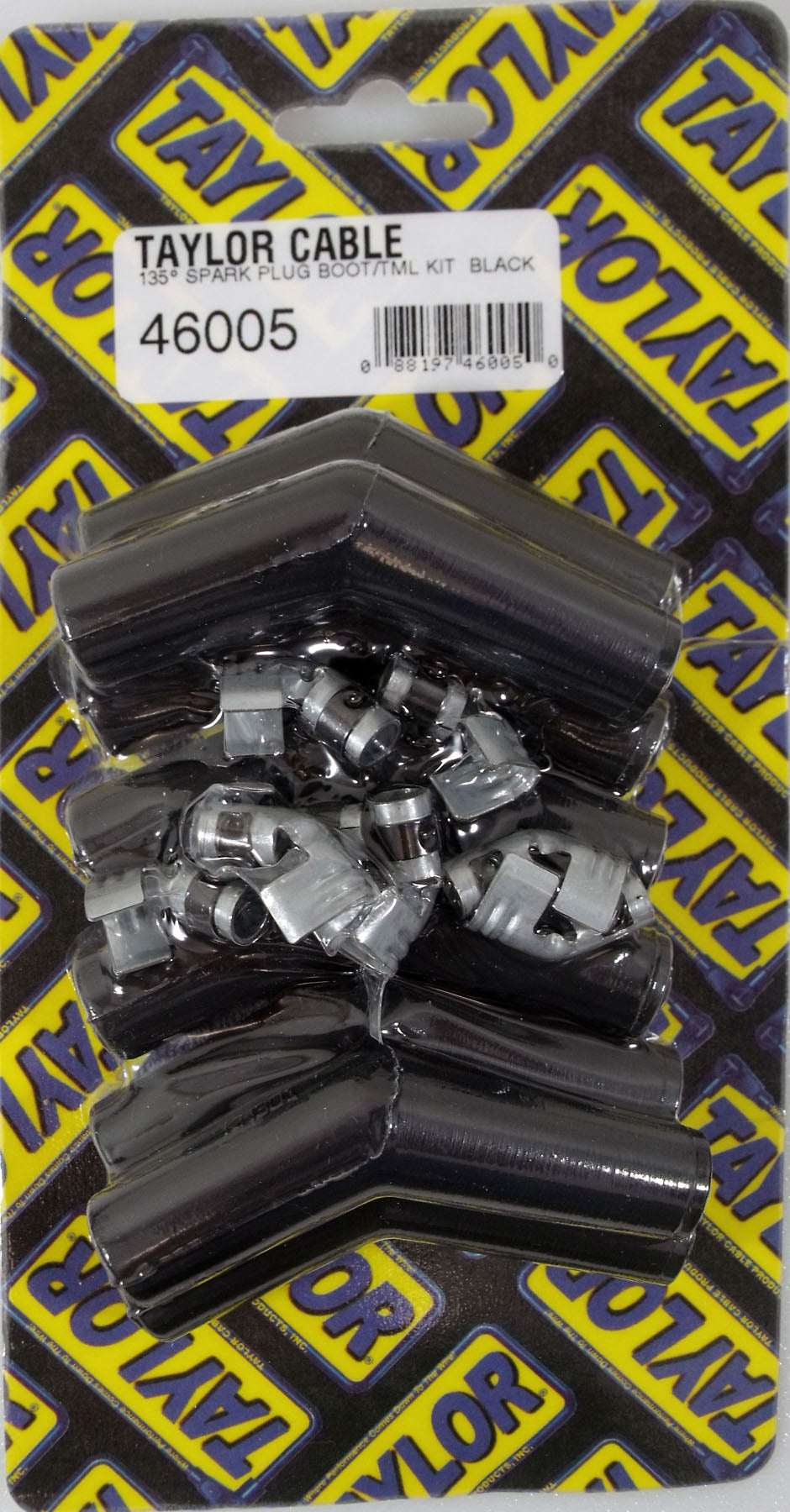 Spark Plug Wire Connector 7 - 10.4mm 135? 8 Black 46005