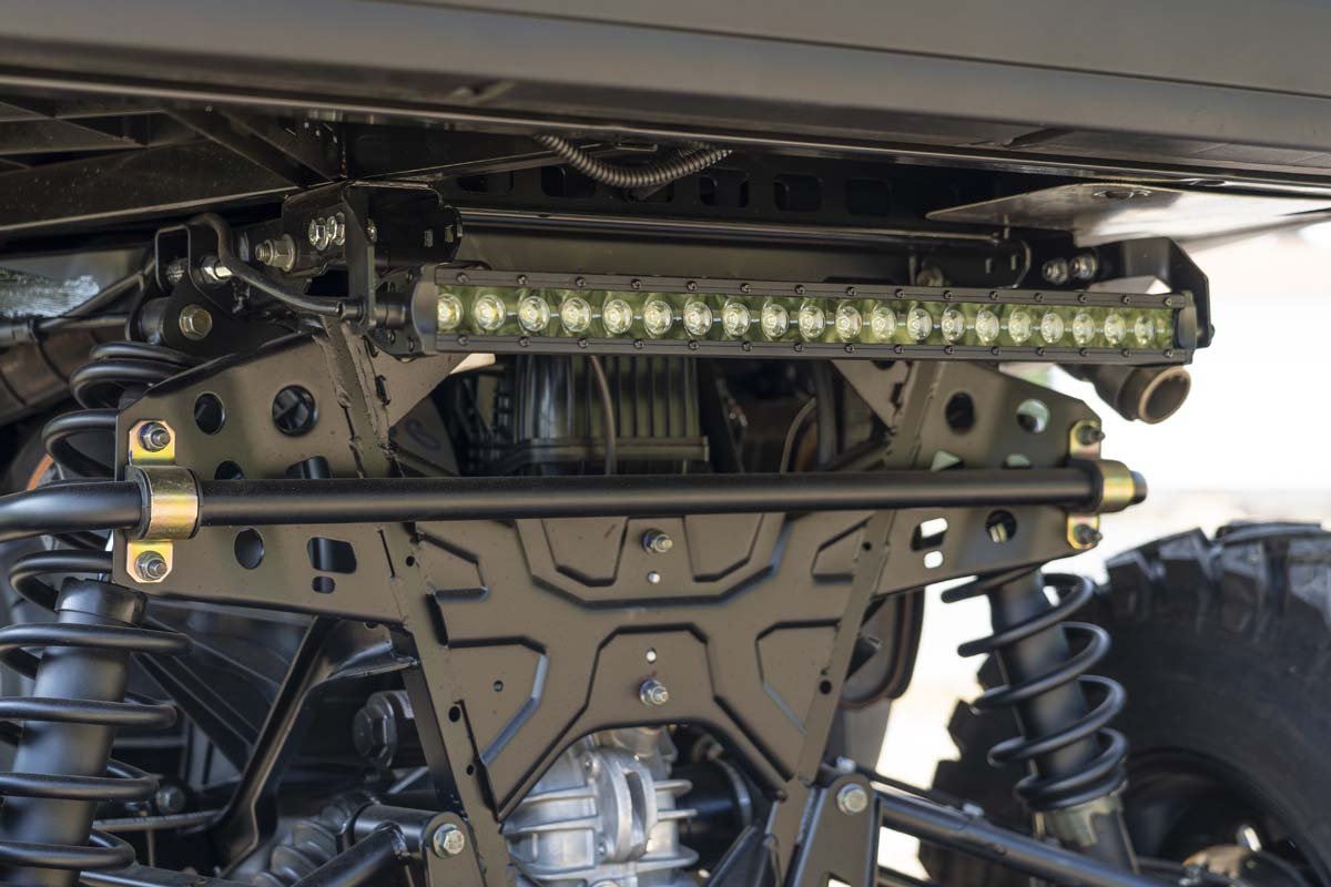 Fits Polaris Ranger Crew XP 1000 LED Light Under Bed Mount 20" Black 93016