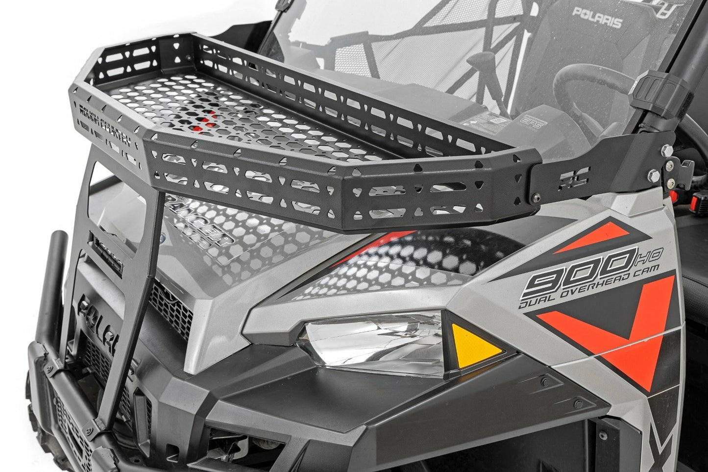 Fits Polaris Ranger XP 900 Front Cargo Rack 6" Black Slimline 93148