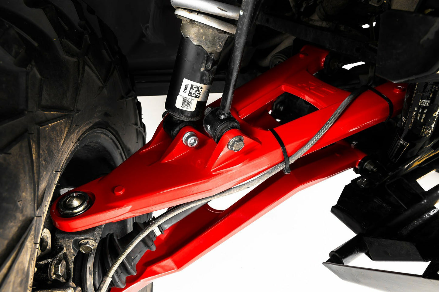 Fits Polaris Ranger 1000XP Red Forged Alum 2" Fwd Offset Control Arms 93155RED
