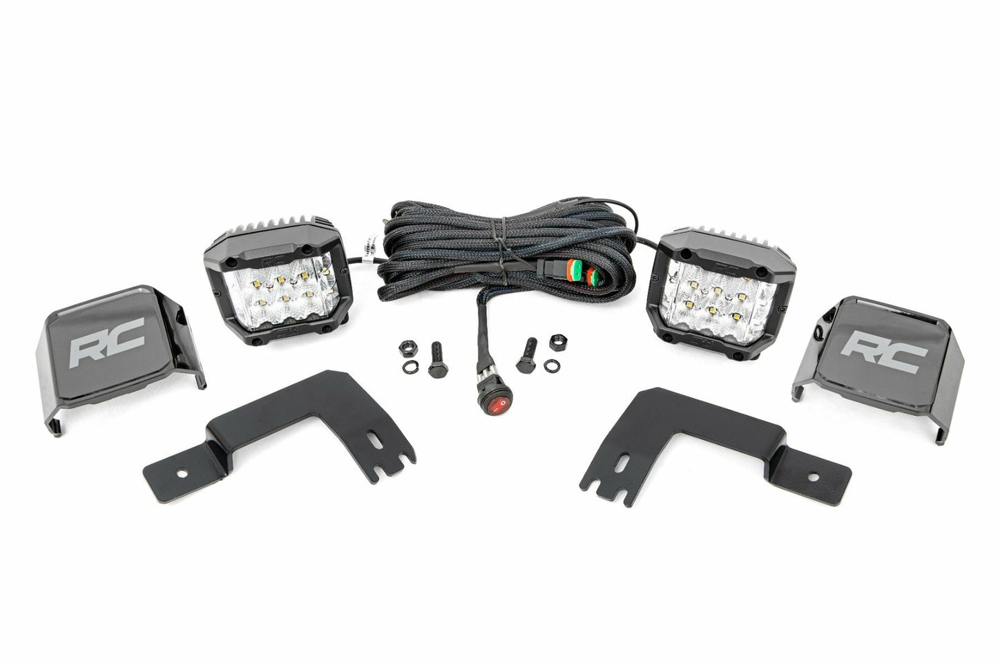 Fits Polaris Xpedition ADV-5 LED Light Under Bed Mount 2" Chrome Pair 93190
