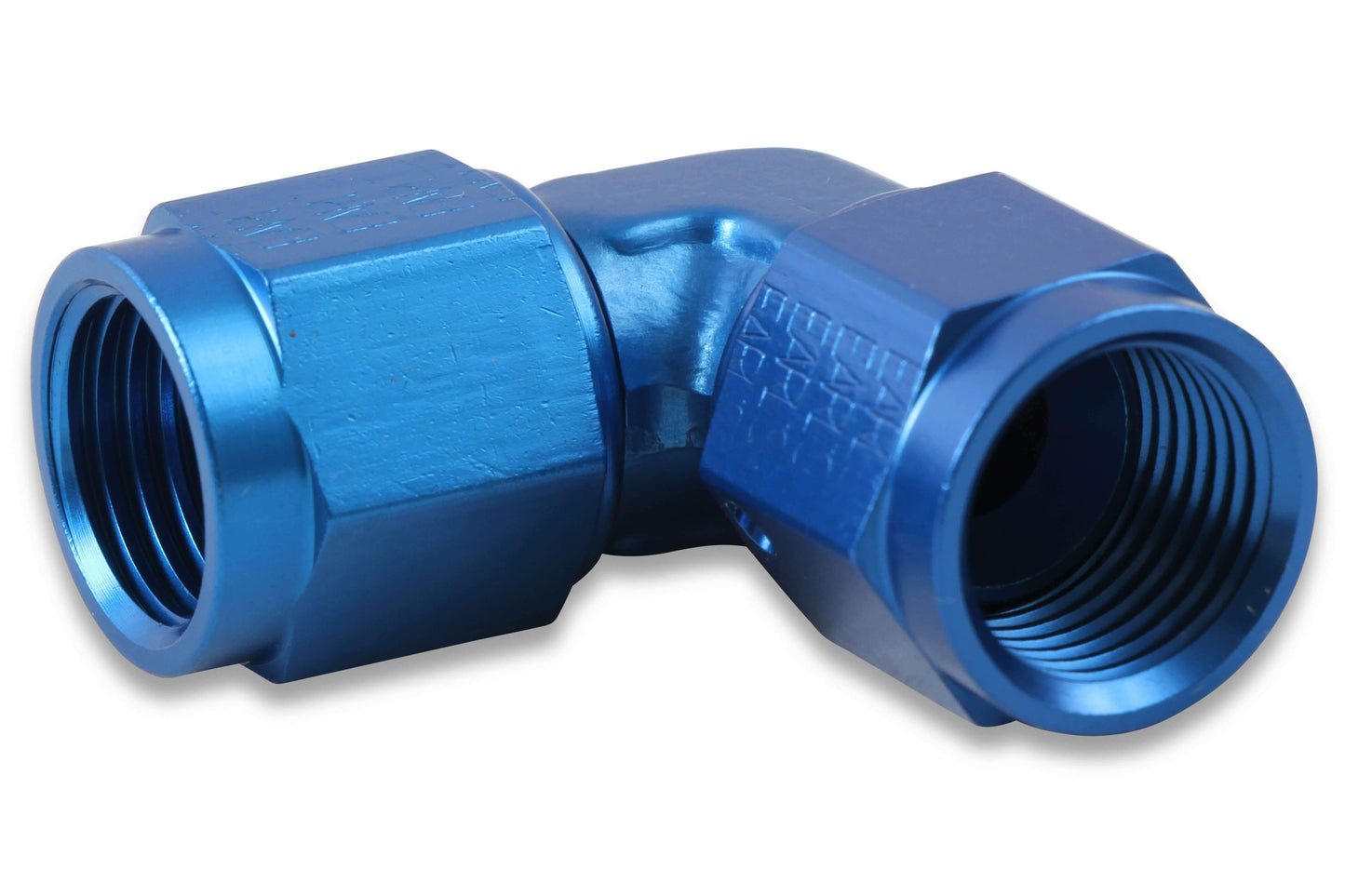 Earls 90 Degree -8 AN Female to Female Swivel - 934108ERL