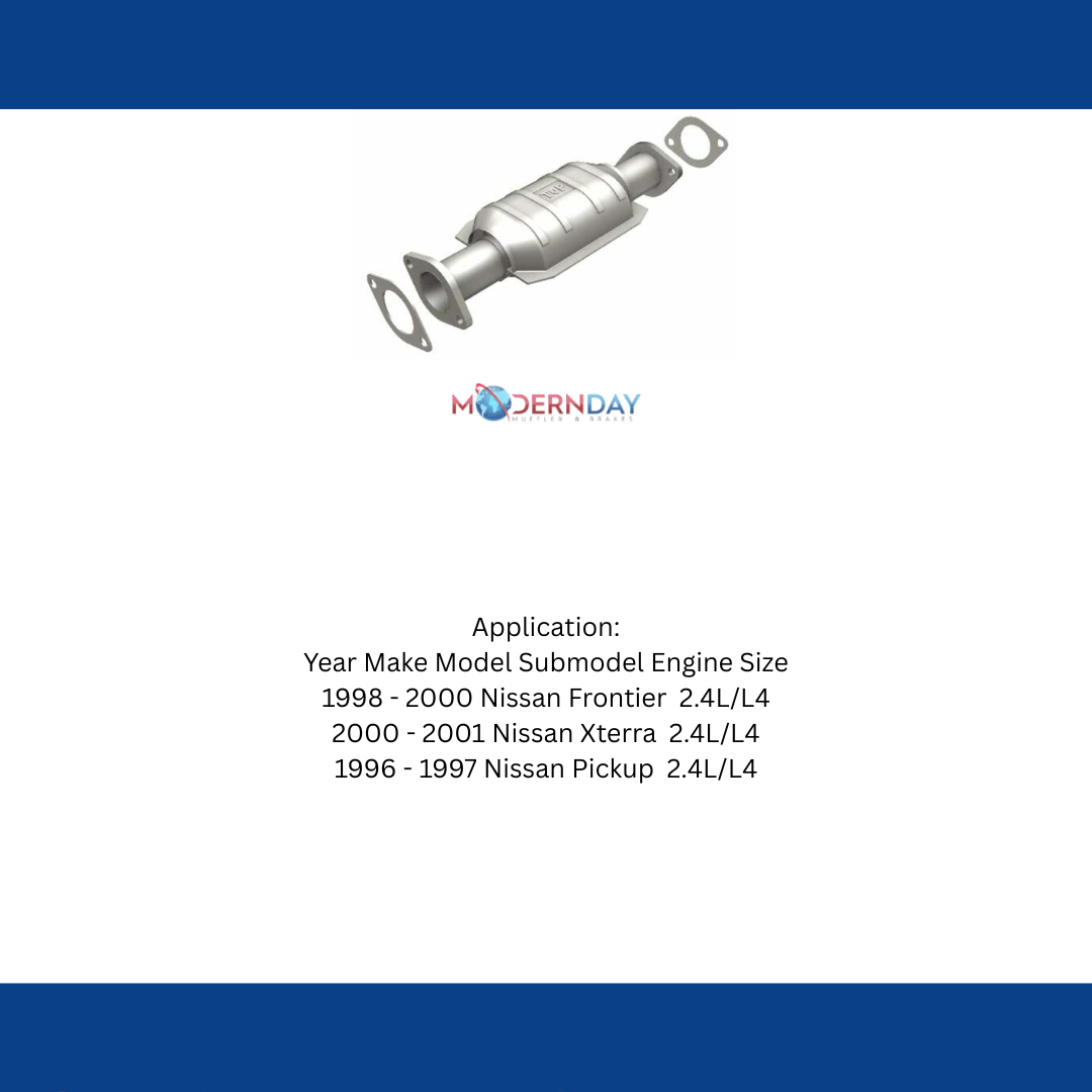 98-00 Frontier 2.4 rear Direct-Fit Catalytic Converter 93445 Magnaflow