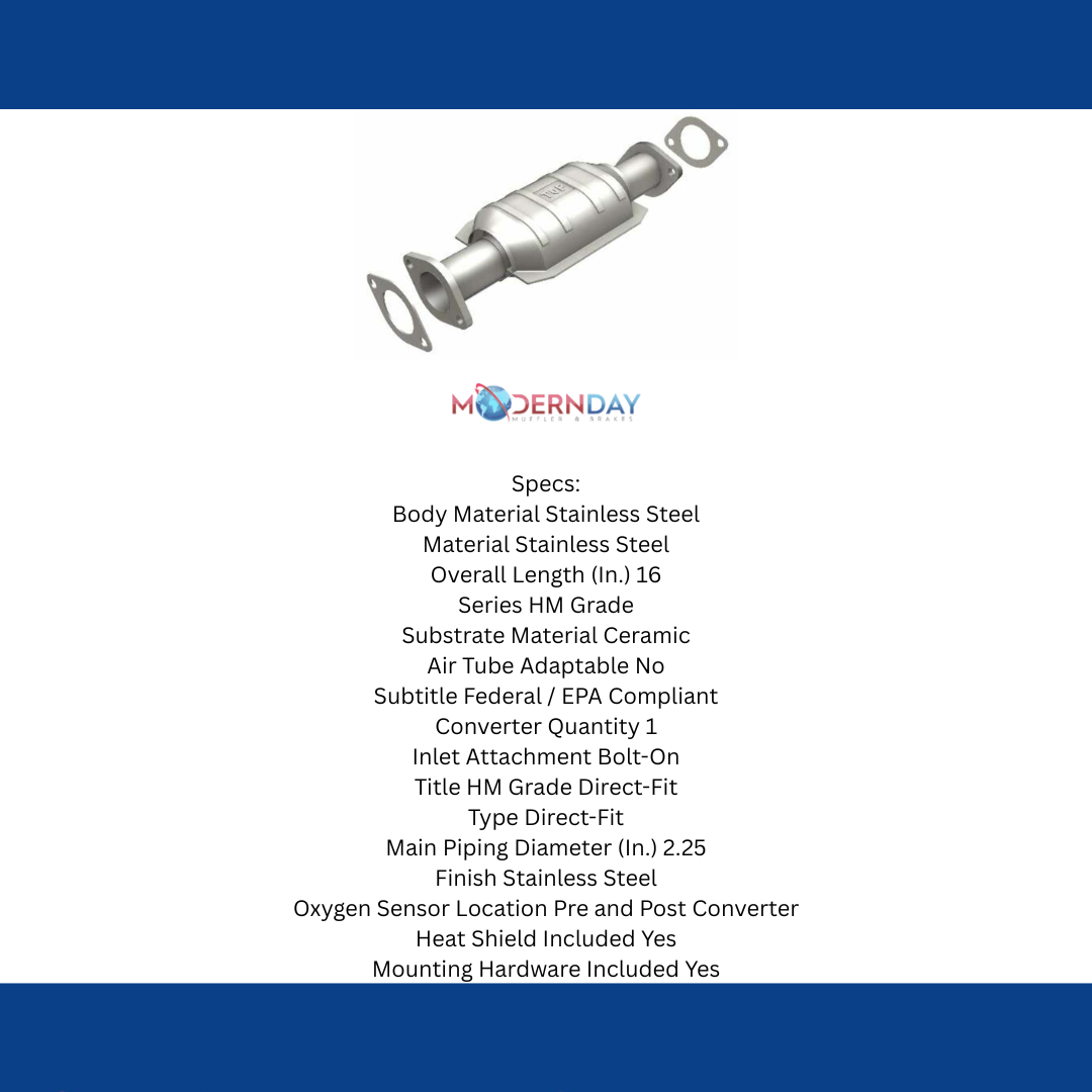 98-00 Frontier 2.4 rear Direct-Fit Catalytic Converter 93445 Magnaflow