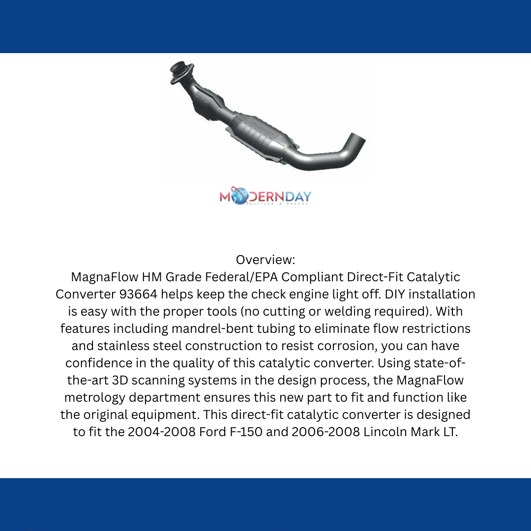 04-06 Ford F150 5.4L D/S Direct-Fit Catalytic Converter 93664 Magnaflow