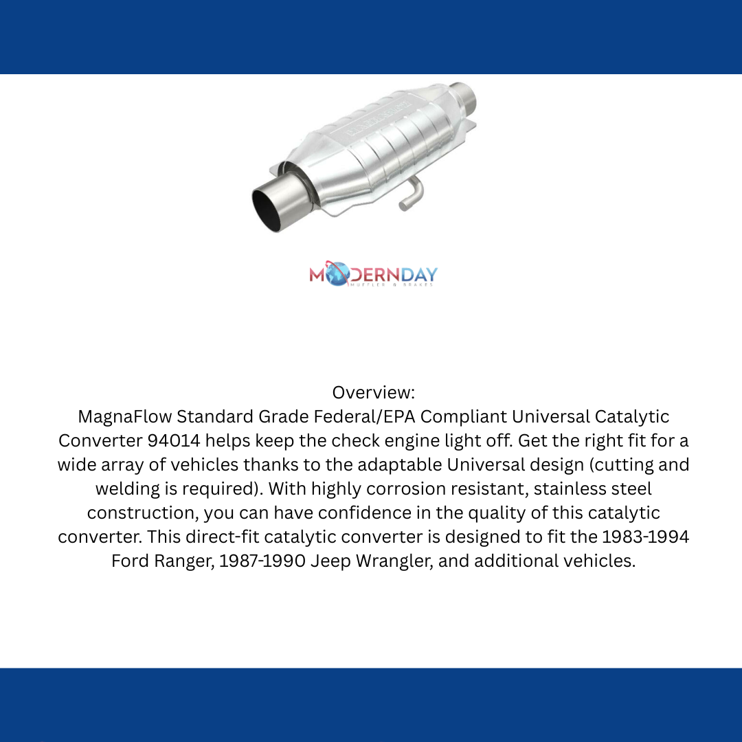 1980-1983 Chrysler Cordoba Universal Catalytic Converter 2 94014 Magnaflow